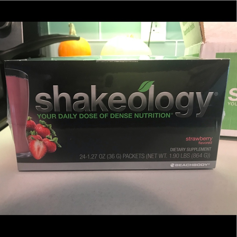 Brand new UNOPENED Box of Strawberry Shakeology